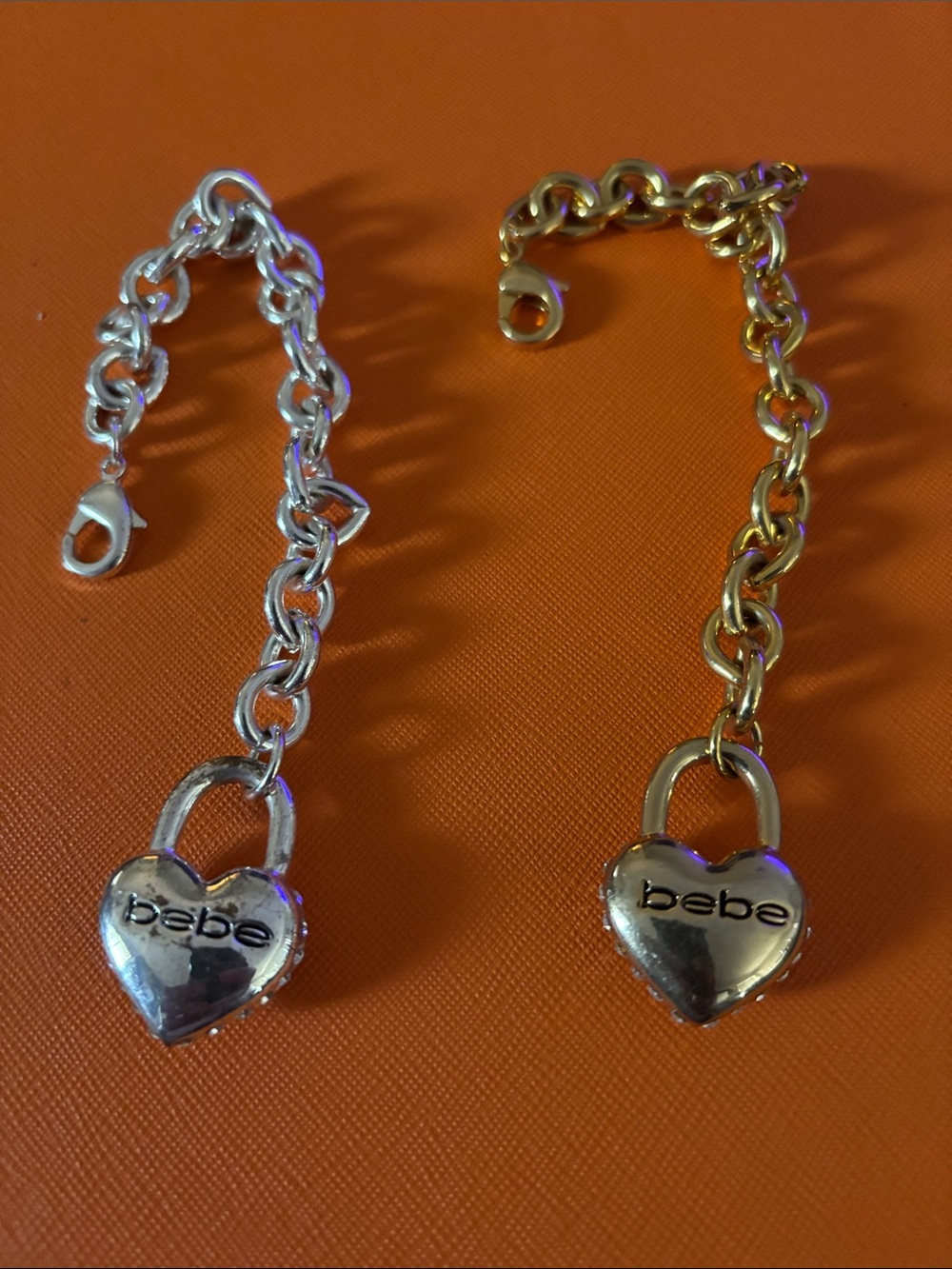 Bebe Puffy Rhinestone Bracelets - Picture 2 of 7